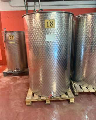 Contenitori inox per vino/alimenti