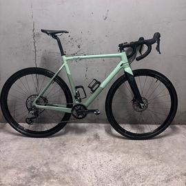 Bici gravel carbonio bianchi impulso pro grx tg 56