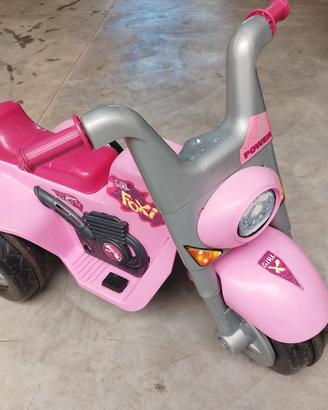 Moto elettrica a batteria per bambina