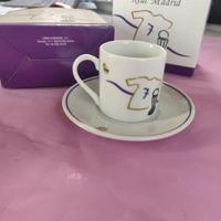 Set due confezioni tazzine + piattino real madrid