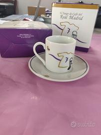 Set due confezioni tazzine + piattino real madrid