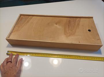 scatola legno con coperchio 