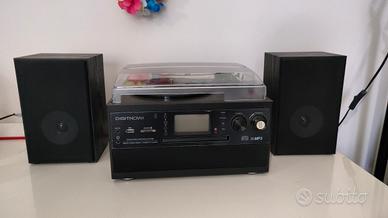 Giradischi Vinile/AUX/CD/cassette/FM/AM/Bluetooth