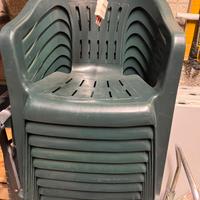 Sedie impilabili Verdi