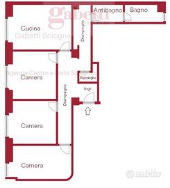 Via MARCONI - BOLOGNA - QUADRILOCALE