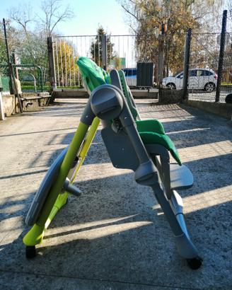 Seggiolone Chicco Polly 2 in 1 verde – ottime cond