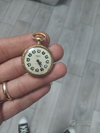 orologio da tasca a corda Mortima vintage raro