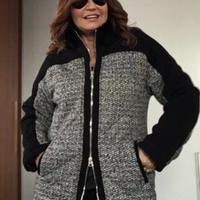 Cappotto Giubbotto donna collo visone tg. M-L