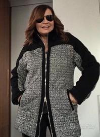 Cappotto Giubbotto donna collo visone tg. M-L