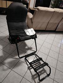 Postazione SIM racing pieghevole 