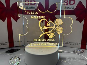 Lampada 3D per la mamma