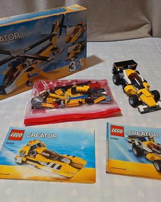 Lego Creator 31023 - Bolidi gialli 3in1