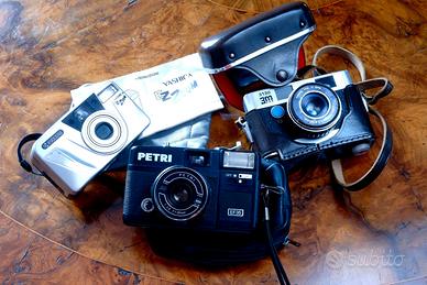 STOCK 3 vintage pellicola 3M  PETRI YASHICA flash