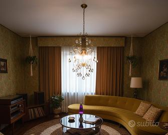 lampadario sciolari con coppia abatjour 