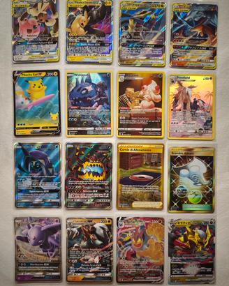 Lotto carte pokemon rare - con difetti NON NM