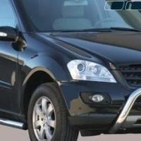 Mercedes ML 2006> Bull Bar e pedane acciaio inox