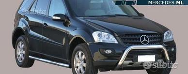 Mercedes ML 2006> Bull Bar e pedane acciaio inox