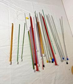 24 ferri da maglia e uncinetti Tunisino