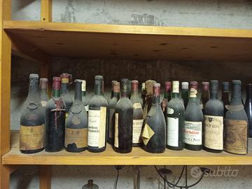 bottiglie di vino da collezione