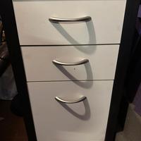 Cassettiera Ikea nera