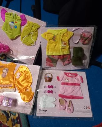 vestitini per bambole hello kitty 