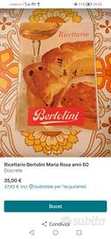 ricettario bertolini maria rosa anni 60