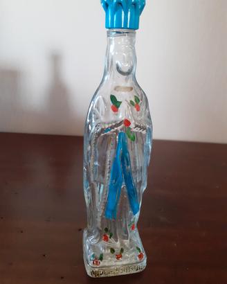 Madonna statuetta souvenir vetro Lourdes  vintage