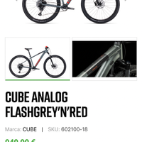Bicicletta cube analog