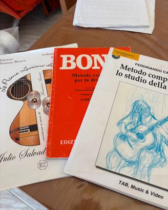 Lotto 3 Libri Chitarra - Bona, Carulli, Sagreras