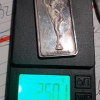 lingotto argento 999 grammi 25 produttore 1 AR