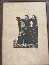 Xilografia originale Lorenzo Viani