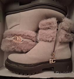 scarponcino donna scamosciato