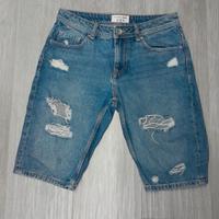Pantaloni jeans blu strappato Terranova 