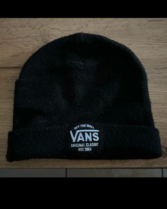 Berretto vans originale nero con risvolto