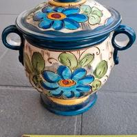 Vaso in terracotta dipinta a mano – Spotorno