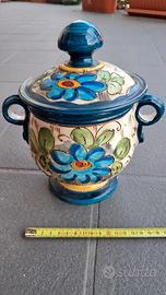 Vaso in terracotta dipinta a mano – Spotorno