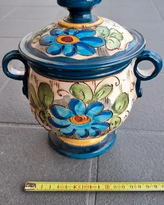Vaso in terracotta dipinta a mano – Spotorno
