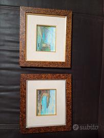 Coppia Quadri Vintage