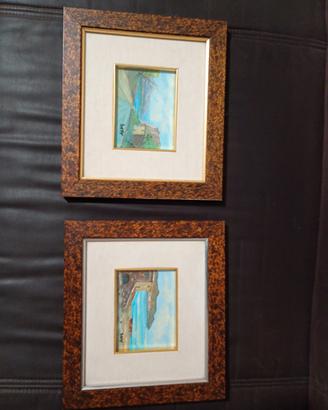 Coppia Quadri Vintage