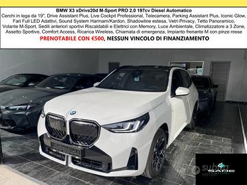 Bmw X3 xDrive20d 48V MSport Pro