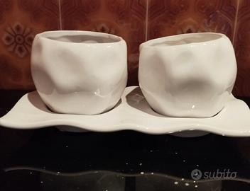 Coppia vasetti per piante