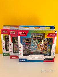 Pokemon serie 1/2/3(first partner collection) ITA