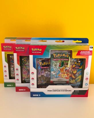 Pokemon serie 1/2/3(first partner collection) ITA