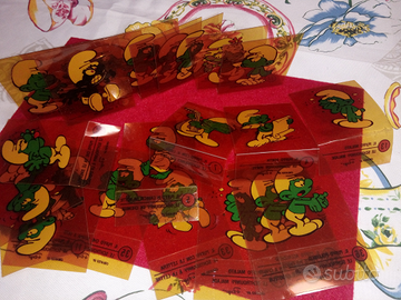 Collezione gioco figure dei puffi rigidi