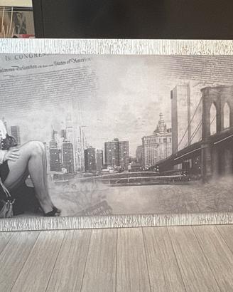Tele di Marilyn Monroe e Ponte di Brooklyn