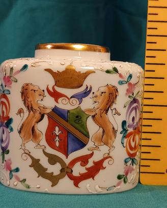 Vaso pot-pourri in porcellana Limoges