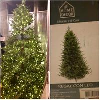 Nuovo albero di natale h 210 con Luci Led