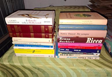 Lotto 19 libri romanzi autori e generi vari 