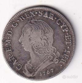 italia stati-savoia-mezzo scudo 1767-carlo emanuel