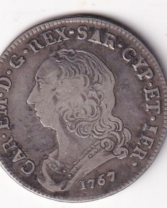 italia stati-savoia-mezzo scudo 1767-carlo emanuel